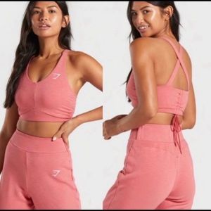 Gymshark jogger and sports bra set